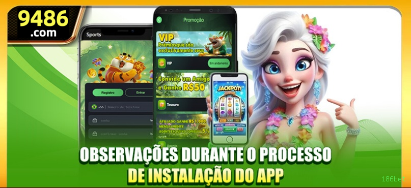Configurações úteis dentro do app 186bet
